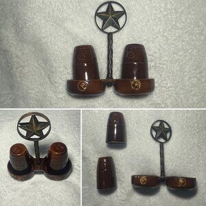 Western Salt & Pepper Shaker